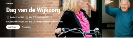 WIN TWEE VRIJKAARTEN VOOR HET CONGRES DAG VAN DE WIJKZORG OP 21 APRIL